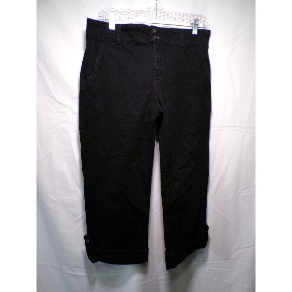 Cadigan Daughter's Women's Capri Cropped Pants Black UK 12 Cotton Blend US 8